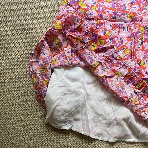 Lush Vibrant Summer Flowy Floral Strappy Dress - Picture 8 of 9